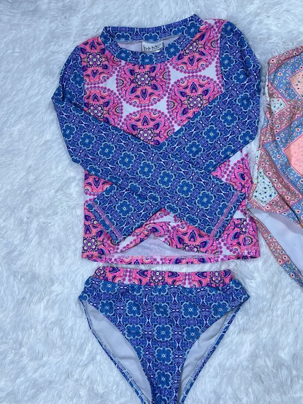 Bundle Girl’s Floral 3 swimsuits Size 12 and 10 excellent Condition